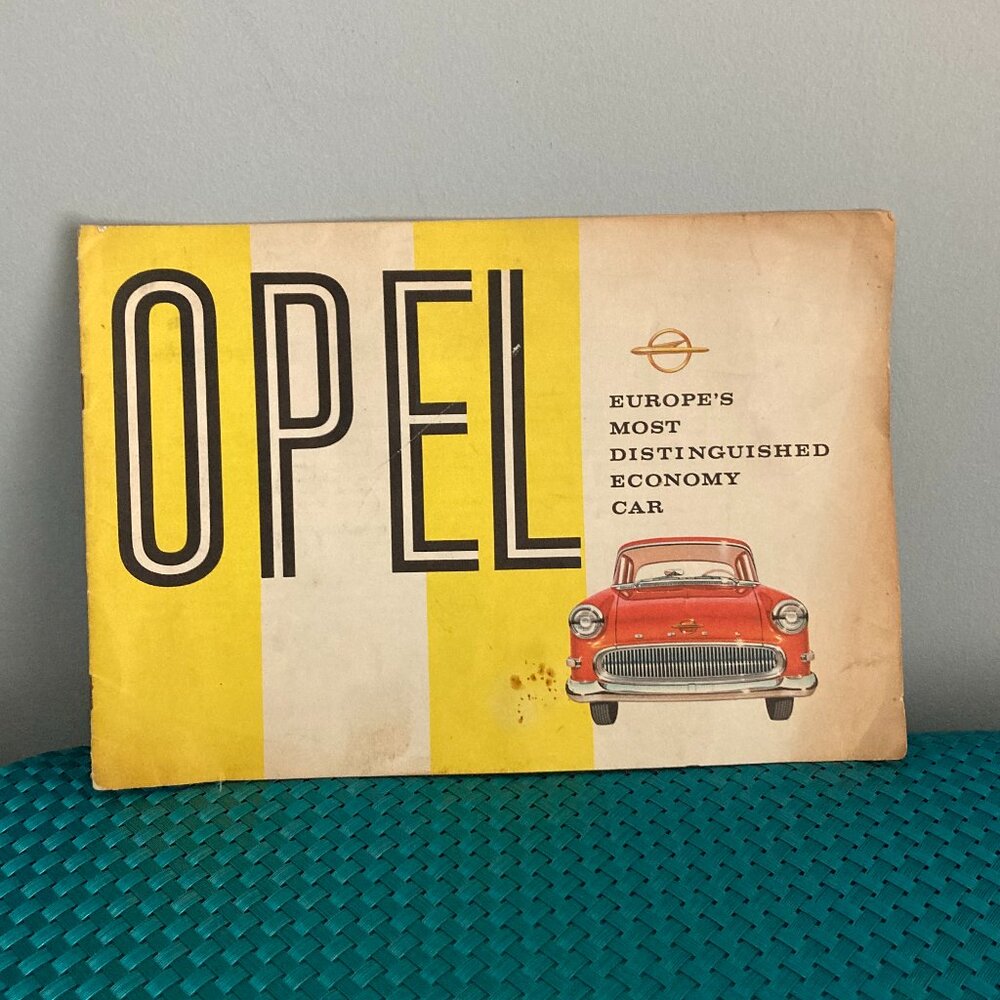Opel Car For 1959 Dealer's Brochure - German Car
